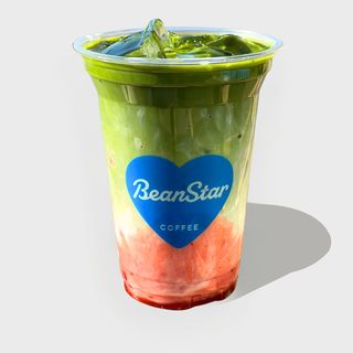 Strawberry Matcha Latte