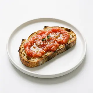 Pan con ajo y tomate
