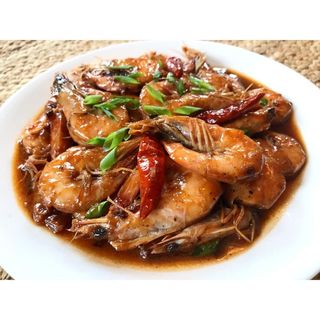 Oyster Sauce Prawns