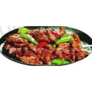 Ternera Con Salsa De Pimienta Negra Y Verdura