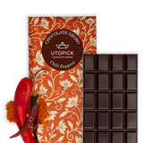 Tableta De Chocolate 70% Cacao Con Chili Peppers 