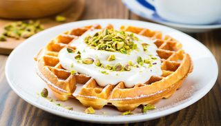 Гофрета с крем пистачо