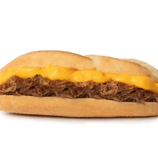 27. Pulled pork BBQ y salsa cheddar