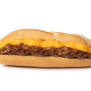 27. Pulled pork BBQ y salsa cheddar