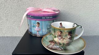 Filiżanka Little Balerinas - zielona