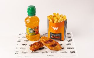 Kids Grill Wings Meal (2 Pzs.)