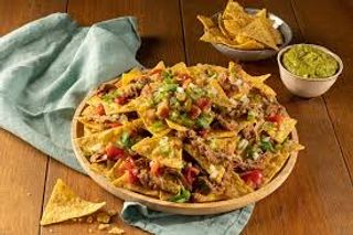 Tapa De Nachos Con Guacamole