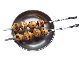 Печена картопля-бейбі з підчеревиною (200g)