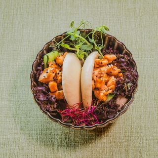 Pieczony łosoś w teriyaki