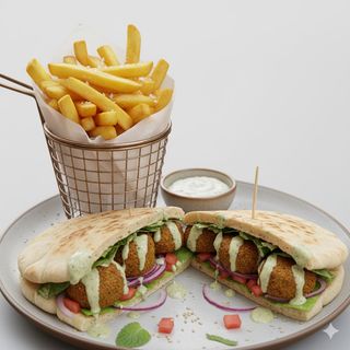 Menù panino Falafel