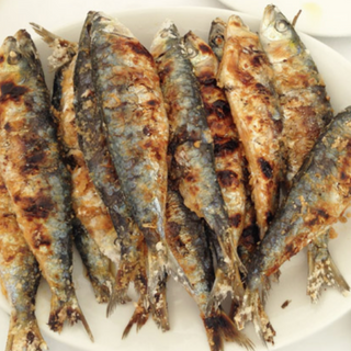 4 Sardinas a la brasa