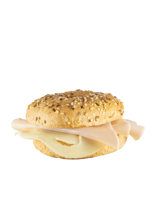 Bagel Jamón York y queso
