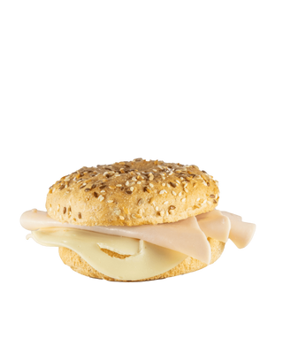 Bagel Jamón York y queso