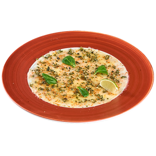 КАРПАЧО ОТ СКАРИДИ ГАМБА РОХА