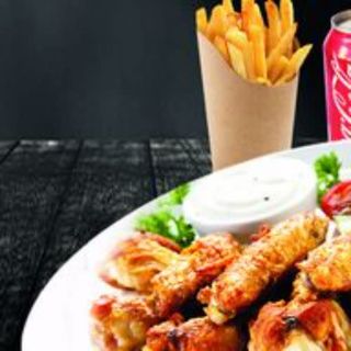 Menú alitas de pollo