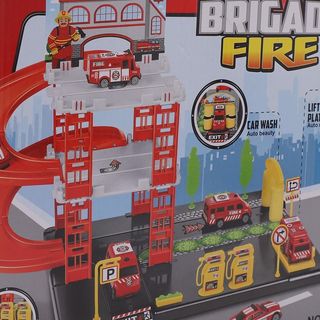 Set de joaca Brigade Fire - Statie de pompieri cu parcare [4259095]