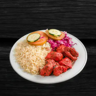 Tikka Con Arroz Y Ensalada