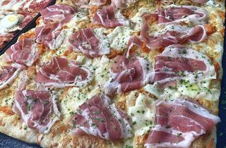 Zucca, pancetta e provola