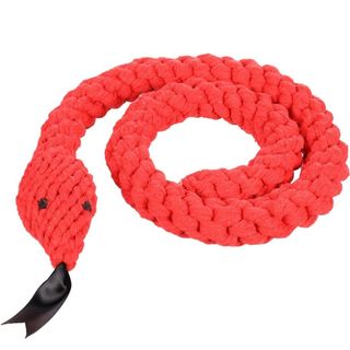 FLAMINGO Igračka za pse Zmija, od kanapa, Crvena, 95cm (KOD FLA521058)