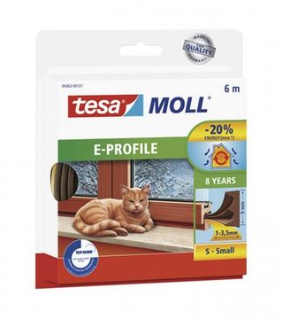 (207177) Dihtung za prozore TESAMOLL E-profil smeđi 6m