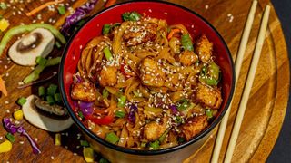 ბრინჯის ლაფშა ქათმის ხორცით