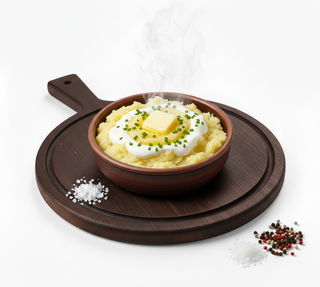 Cartofi cu unt si smantana