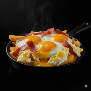 Huevos rotos (ración)