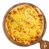 Pizza De Queso Con Ajo