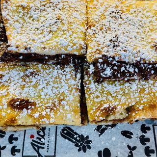 Trozos de Pizza alla Nutella