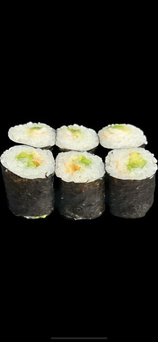 M7 Maki De Langostino Con Aguacate (6 Pzs.)