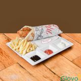 Sandwich Naan  Escalope Panée