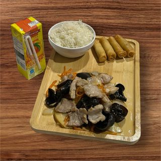 BC-1 Porco com Bambu e cogumelos