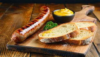 Bawarska biała kiełbasa