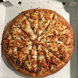 Pizza de doner meat