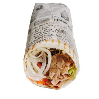 Kebab tortilla juneći