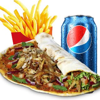 Lahmacun + Patatas + Pepsi 330ml