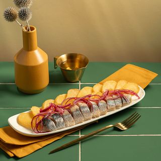 Оселедець з картоплею