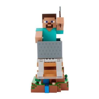 Soporte Para Mando Cable Guys Steve Minecraft 20Cm - 5060525897122
