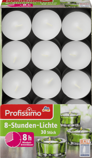 Profissimo Lumanari 8 Ore 30 Buc (177326)