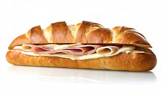 Panino con prosciutto crudo di Parma e maionese