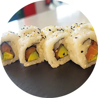 100. Hosomaki De Salmón Y Aguacate (8 Uds.)