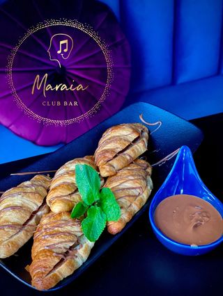 Мини кроасани с  шоколад (250г)