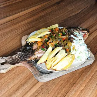 Spicy Grilled Tilapia or Croaker Fish