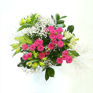 Bukiet w kolorze fuksjowym