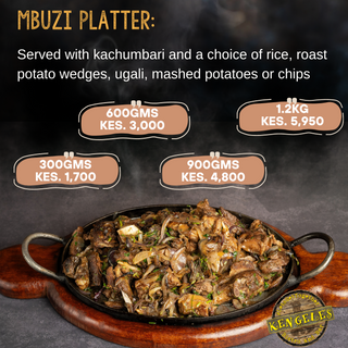Mbuzi platter 600gms