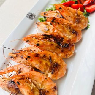 Gamberi alla griglia 