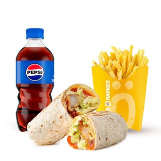 Комбо меню Шаурма з креветками