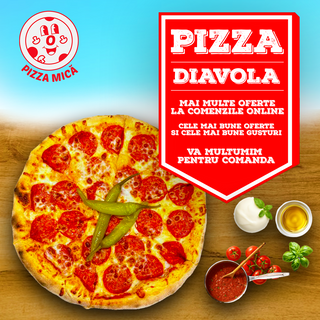 Pizza Diavola Ø32cm