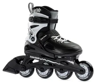 Ролики дитячі Rollerblade Fury 2024, Чорно-Білий, 29-33