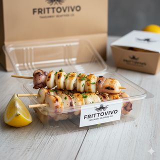 Spiedini di calamari